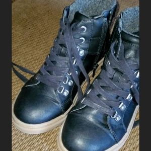 Boys Youth B-52 Bullboxer Black Boots US Size 3 EUR Size 34